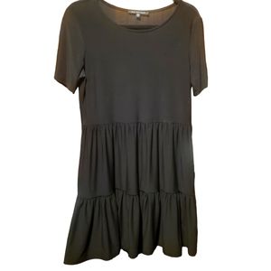 NIC AND NASH BLACK S/S KNIT DRESS SIZE M